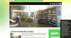 Desktop Screenshot of farmaciabergamoangela.com