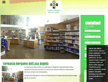 Tablet Screenshot of farmaciabergamoangela.com